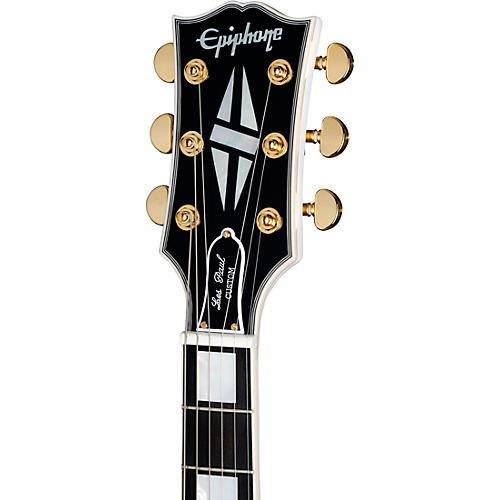 Epiphone Inspired by Gibson Custom Les Paul Custom Electric Guitar Ebony - musicians--Friend