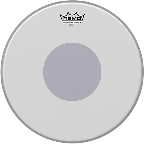 Remo Controlled Sound X With Black Dot On Bottom 14 in. Coated - musicians--Friend