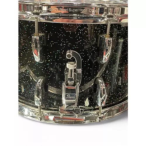 Used Pearl 14X8 Session Studio Select Snare Black Halo Glitter Drum Black Halo Glitter 216 - musicians--Friend