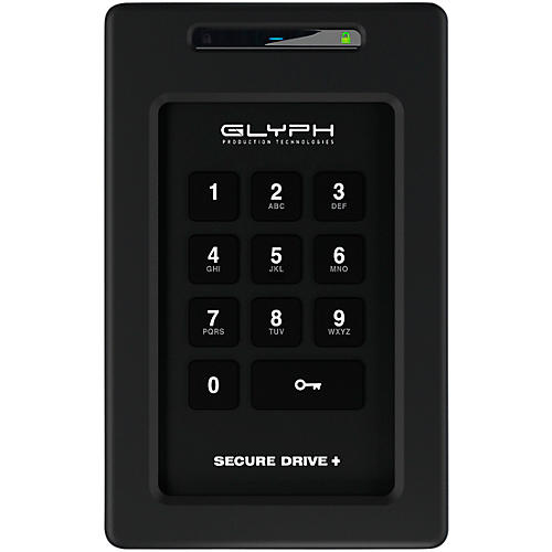 Glyph SecureDrive+ Professional Encrypted Hard Drive with Keypad 4 TB - musicians--Friend