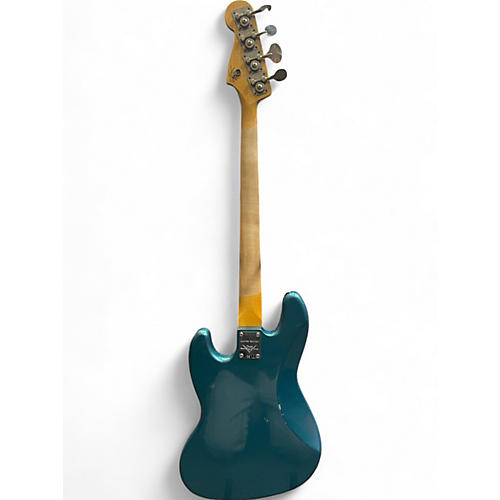 Used Fender Custom Shop 1966 Jazz Bass aged ocean turqoise Electric Bass Guitar aged ocean turqoise - musicians--Friend