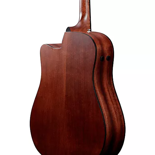 Ibanez AAD190CE Advanced Cutaway All-Okoume Dreadnought Acoustic-Electric Guitar Weathered Black - musicians--Friend