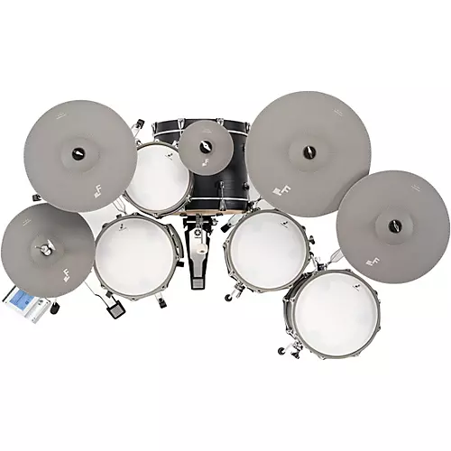 EFNOTE 5X Acoustic Designed Electronic Drum Set Black Oak Wrap - musicians--Friend