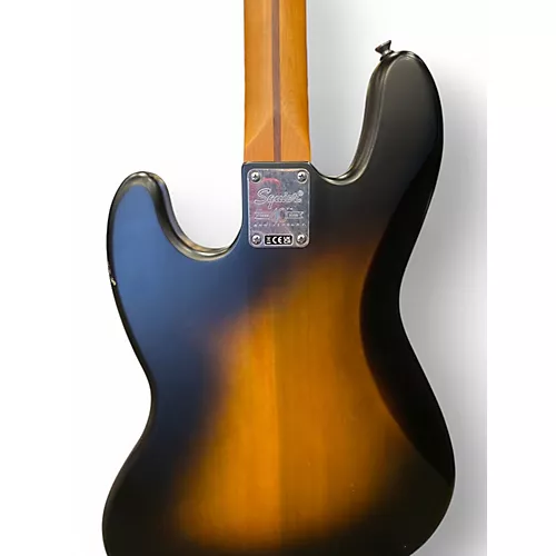 Used Squier 40th Anniversary Vintage Edition Jazz Bass Satin Sunburst Electric Bass Guitar Satin Sunburst - musicians--Friend