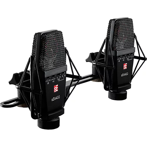 sE Electronics SE4400-PAIR Large Diaphragm Condenser Microphones Black - musicians--Friend