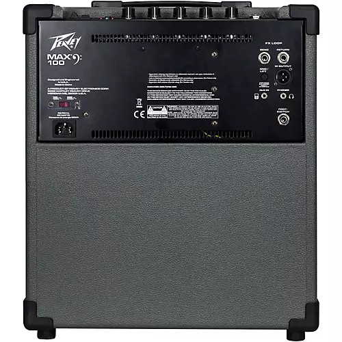Peavey MAX 100 100W 1x10 Bass Combo Amp Gray and Black - musicians--Friend