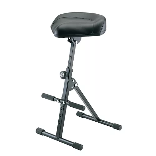 K&M Performance Stool with Pneumatic Spring Black - musicians--Friend