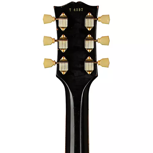 Gibson Custom M2M Murphy Lab 1957 Les Paul Custom 3-Pickup Heavy Aged Electric Guitar Ebony - musicians--Friend