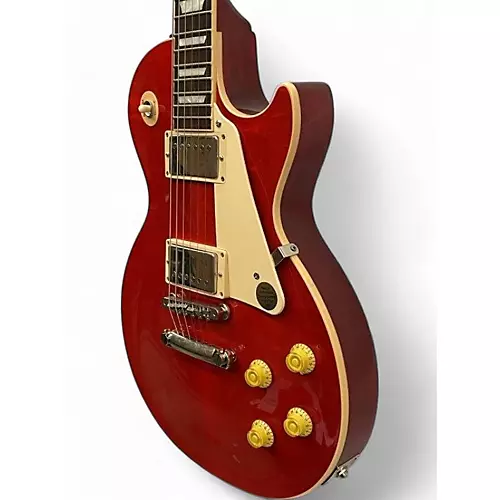 Used Gibson Les Paul Standard 1960S Neck Cherry Solid Body Electric Guitar Cherry - musicians--Friend