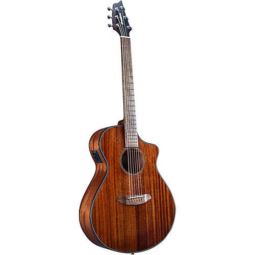 Breedlove Discovery S CE African Mahogany-African Mahogany HB Concert Acoustic-Electric Guitar Natural - musicians--Friend