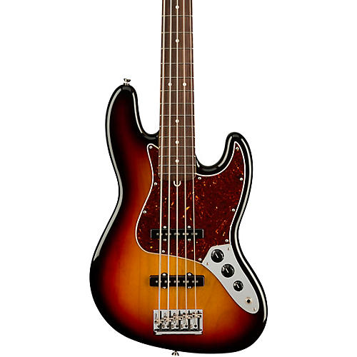 Fender American Professional II Jazz Bass V Rosewood Fingerboard 3-Color Sunburst - musicians--Friend