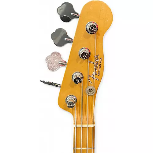 Used Fender Mike Dirnt Road Worn Precision Bass White Electric Bass Guitar White - musicians--Friend