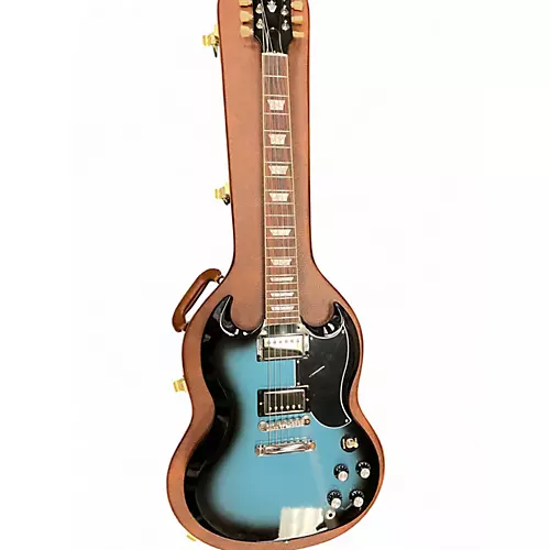Used Gibson SG Standard Pelham Blue burst Solid Body Electric Guitar Pelham Blue burst - musicians--Friend