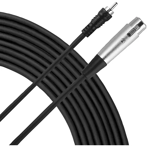 Livewire Essential Interconnect Cable RCA Male to XLR Female 10 ft. Black - musicians--Friend