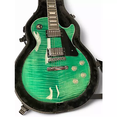 Used Gibson Les Paul Modern Green Solid Body Electric Guitar Green - musicians--Friend