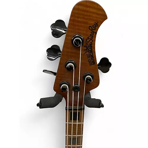 Used Ernie Ball Music Man BFR Slugger 4 HH Natural Electric Bass Guitar Natural - musicians--Friend