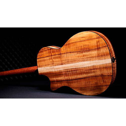 Taylor Custom All Figured AA Grade Hawaiian Koa Grand Auditorium Acoustic-Electric Guitar Natural - musicians--Friend