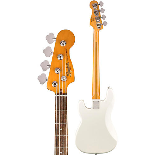 Squier Classic Vibe '60s Precision Bass Guitar Olympic White - musicians--Friend
