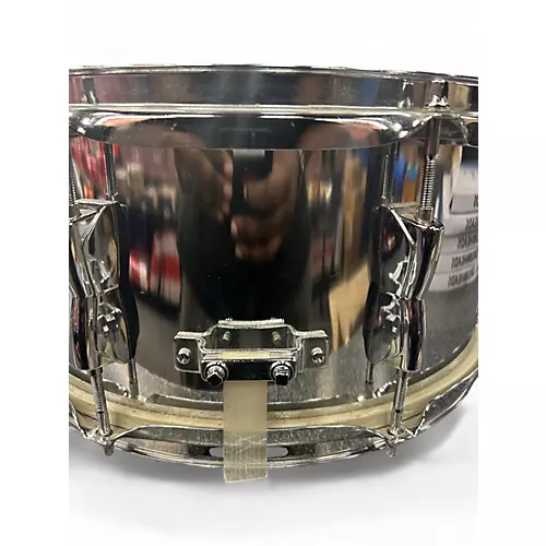Used Yamaha 14in steel Silver Drum Silver 33 - musicians--Friend