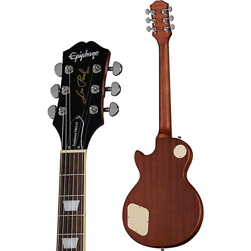Epiphone Les Paul Traditional Pro IV Limited-Edition Electric Guitar Worn Wine Red - musicians--Friend
