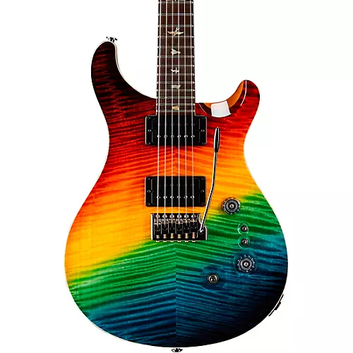 PRS Private Stock Custom 24-08 With Curly Maple Top, Figured Mahogany Back and Neck, Brazilian Rosewood Fretboard, Pattern Regular Neck Shape Electric Guitar Darkside Cross Fade - musicians--Friend