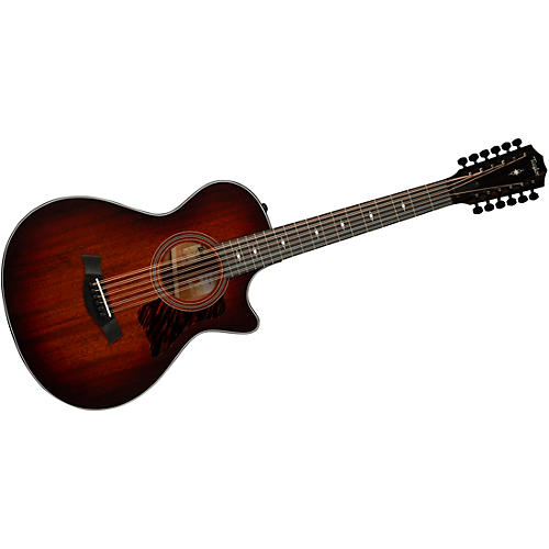 Taylor 362ce 12-Fret 12-String Grand Concert Acoustic-Electric Guitar Shaded Edge Burst - musicians--Friend