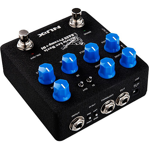 NUX Melvin Lee Davis Bass Preamp + DI Pedal Black - musicians--Friend