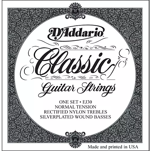 D'Addario EJ30 Rectified Classics Normal Tension Classical Guitar Strings Regular - musicians--Friend