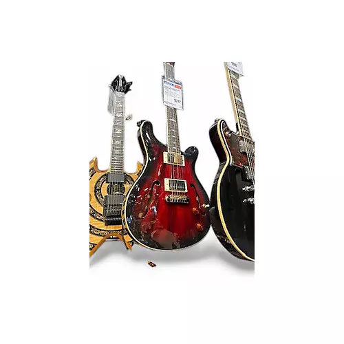 Used PRS Hollowbody FIRE BURST Hollow Body Electric Guitar FIRE BURST - musicians--Friend