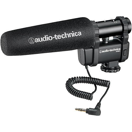 Audio-Technica AT8024 Mono/Stereo Camera Mount Microphone - musicians--Friend