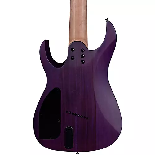 Legator Ninja 8 String Multi-Scale Super Shred Series Quilted Maple Electric Guitar Purple - musicians--Friend