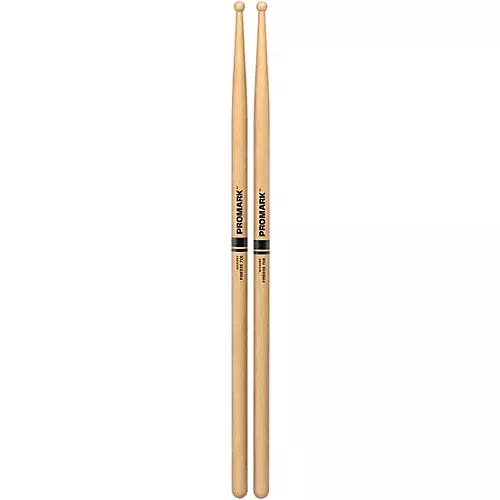 Promark Finesse 718 Hickory Small Round Wood Tip Drum Sticks Wood - musicians--Friend