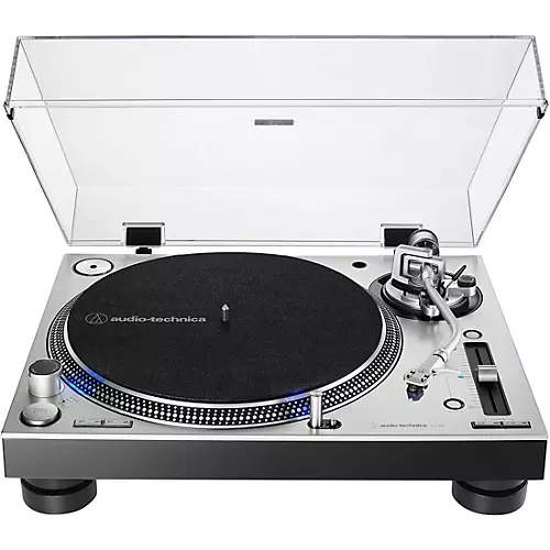 Audio-Technica AT-LP140XP Direct-Drive Professional DJ Turntable Silver - musicians--Friend