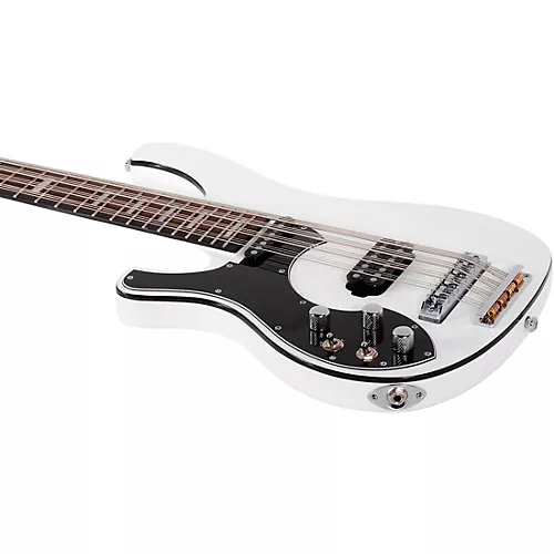 Schecter Guitar Research Stargazer-12 LH 12-String Electric Bass Gloss White - musicians--Friend