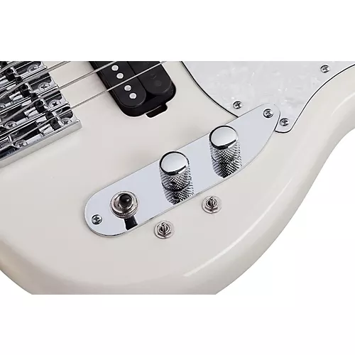 Schecter Guitar Research CV-5 Bass 5-String Electric Bass Guitar Ivory - musicians--Friend