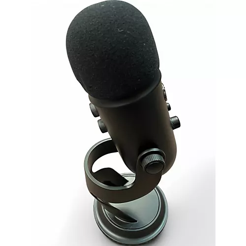 Used Blue Yeti BLACKOUT USB Microphone - musicians--Friend