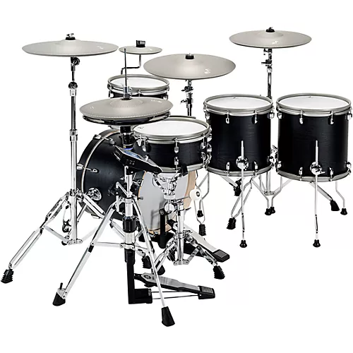EFNOTE 5X Acoustic Designed Electronic Drum Set Black Oak Wrap - musicians--Friend