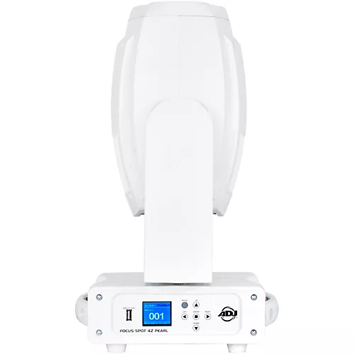 American DJ Focus Spot 4Z Pearl White 200W LED Powered Moving Head Spot Fixture - musicians--Friend