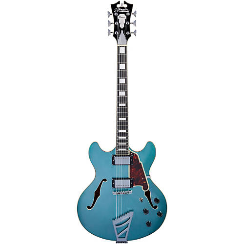 D'Angelico Premier DC Semi-Hollow Electric Guitar With Stairstep Tailpiece Ocean Turquoise - musicians--Friend