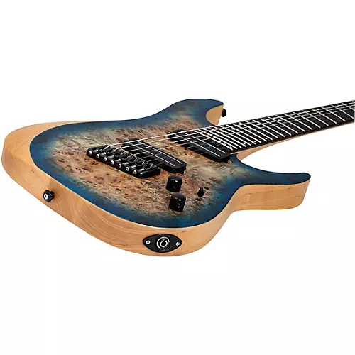 Schecter Guitar Research Reaper-7 MS 7-String Multi-scale Electric Guitar Infernoburst - musicians--Friend