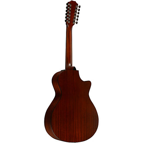 Taylor 352ce 12-Fret 12-String Left-Handed Grand Concert Acoustic-Electric Guitar Natural - musicians--Friend