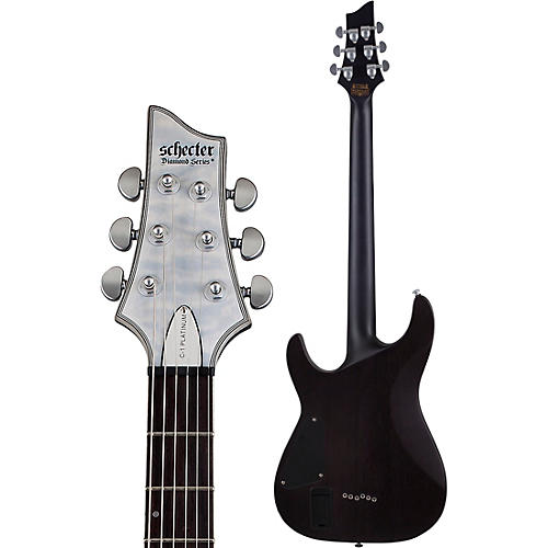 Schecter Guitar Research C-1 Platinum Electric Guitar Satin Purple Burst - musicians--Friend