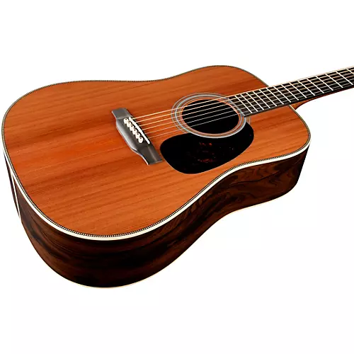 Open-Box Martin Custom Shop HD-28 Style Sinker Redwood-Ziricote Dreadnought Acoustic Guitar Condition 2 - Blemished Natural 197881300685 - musicians--Friend
