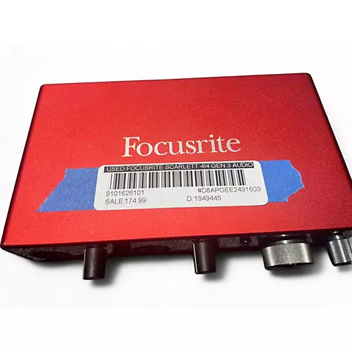 Used Focusrite Scarlett 4i4 Gen 3 Audio Interface - musicians--Friend