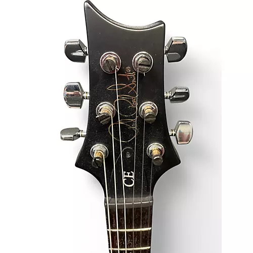 Used 2023 PRS CE24 Nitro Satin Faded Grey Black Purple Burst Solid Body Electric Guitar Nitro Satin Faded Grey Black Purple Burst - musicians--Friend
