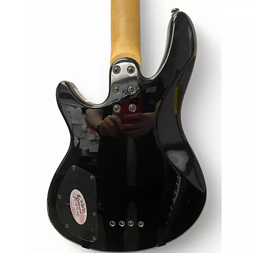 Used Schecter Guitar Research Raiden Deluxe 4 String Black Electric Bass Guitar Black - musicians--Friend