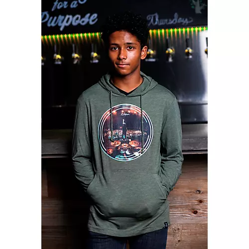 Zildjian Photo Lightweight Hoodie Medium Olive - musicians--Friend