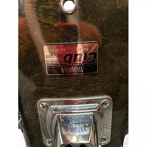 Used Yamaha 4 piece Club Custom Black Shadow Drum Kit Black Shadow - musicians--Friend