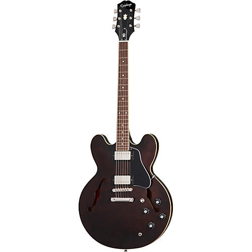 Epiphone Jim James ES-335 Semi-Hollow Electric Guitar Seventies Walnut - musicians--Friend