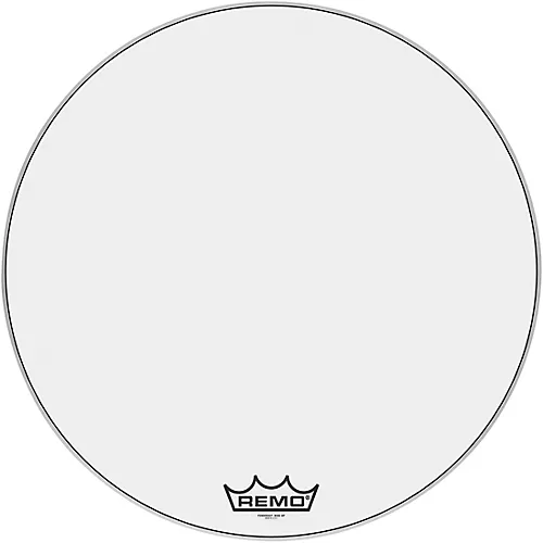 Remo Powermax Ultra White Crimplock Bass Drum Head 26 in. - musicians--Friend